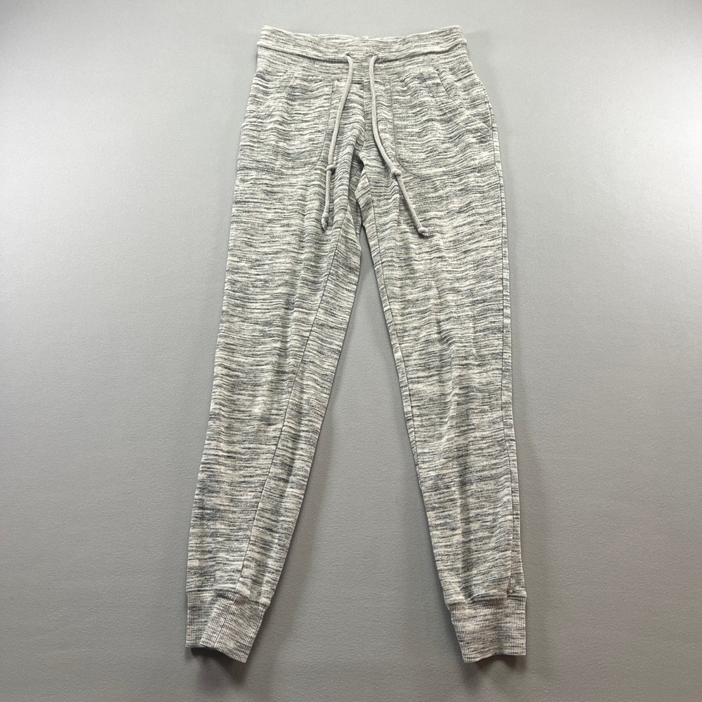 Mossimo Supply Co Jogger Pants Girls XS Heathered Gray Space Dye Athleisure Gym